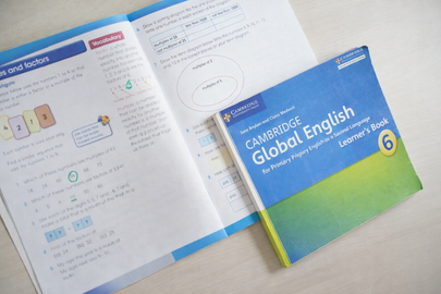 Udžbenik Cambridge Global English koji se koristi na nastavi