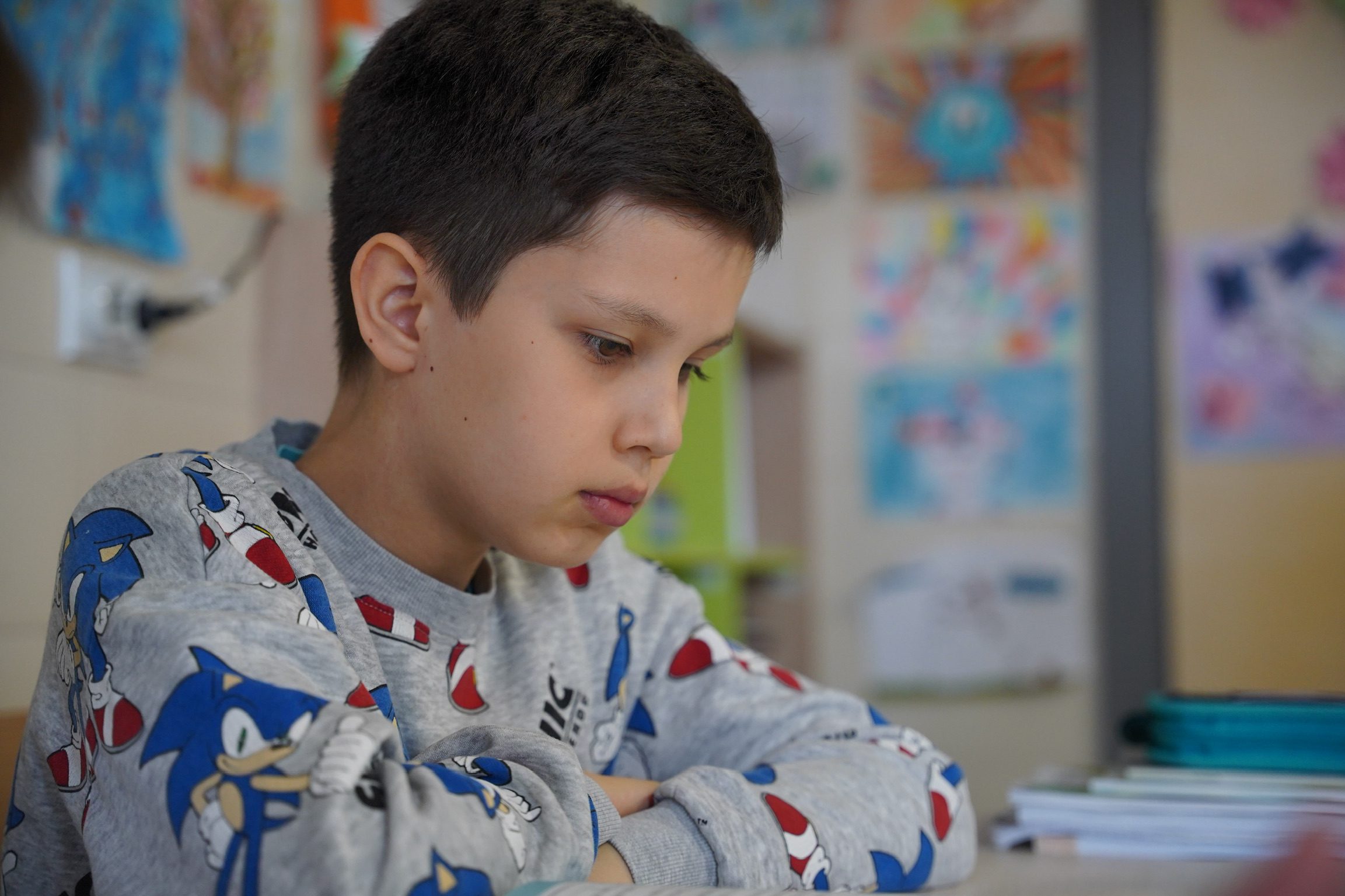 Primary school student in Novi Sad