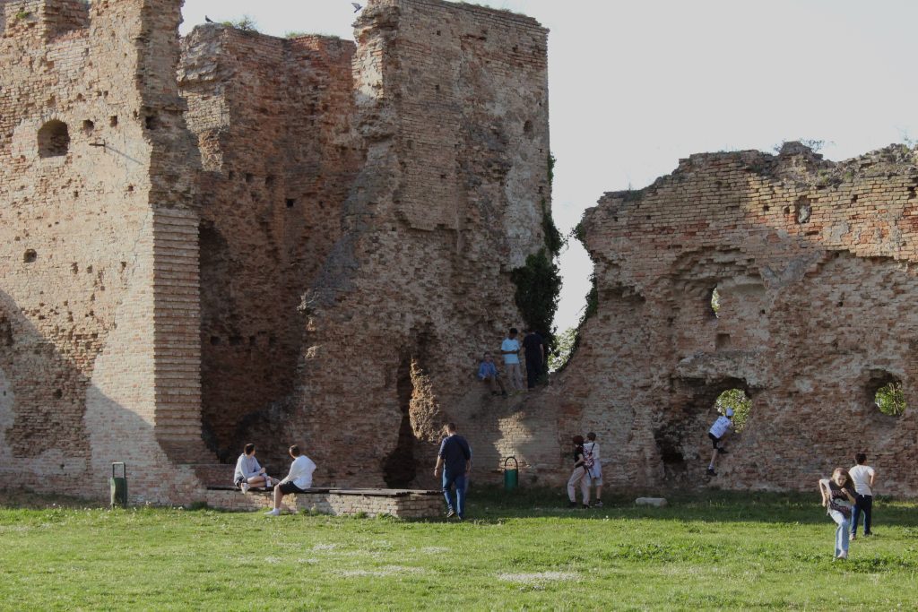 Students taking part in school activities at campus in Novi Sad